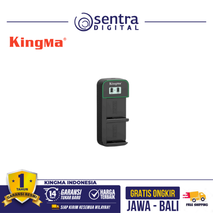Kingma PD3.0 9V/2A Dual LCD Battery Charger for Sony NP- F550/F750/F970 (BM058Q-F550)