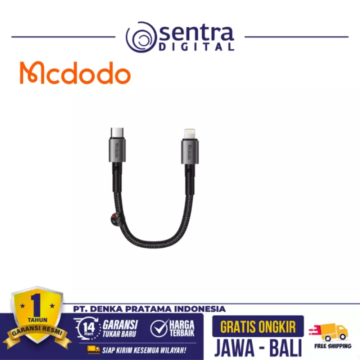MCDODO Type-C to Lightning 36W Cable Prims Series Black - CA-2852