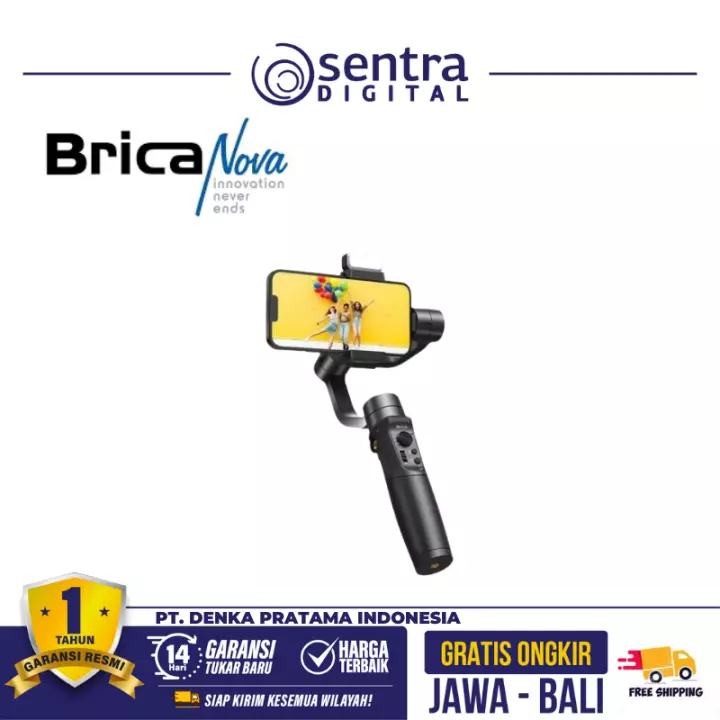 Brica B-Steady PRO 2024 Smartphone & Action Cam Gimbal Stabilizer