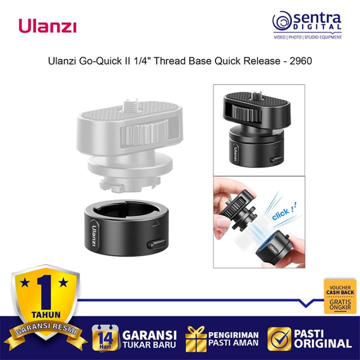 Ulanzi Go-Quick II 1/4'' Thread Base Quick Release System (2960)