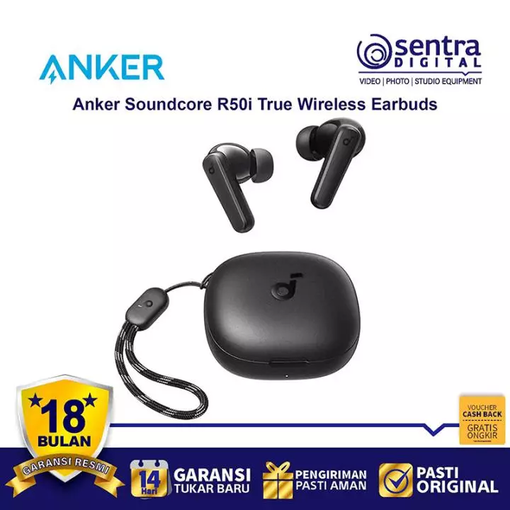 Anker Soundcore R50i True Wireless Earbuds - Black