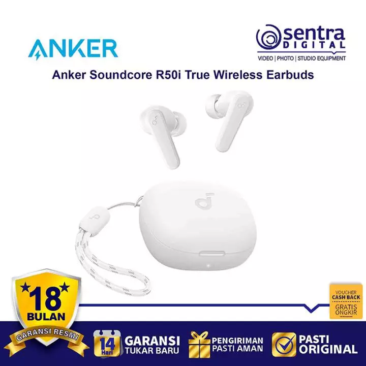 Anker Soundcore R50i True Wireless Earbuds - White