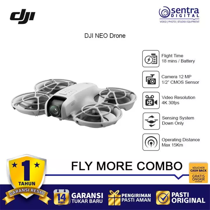DJI NEO FPV Drone - Fly More Combo