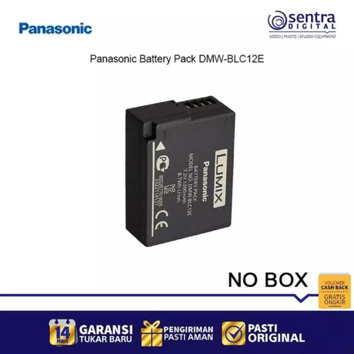 Panasonic DMW-BLC12E Rechargeable Lithium-Ion Battery For G95 G85 G7 G6 - NO BOX