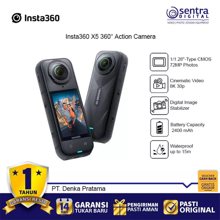 Insta360 X5 360° 8K Action Camera Insta 360 Actioncam