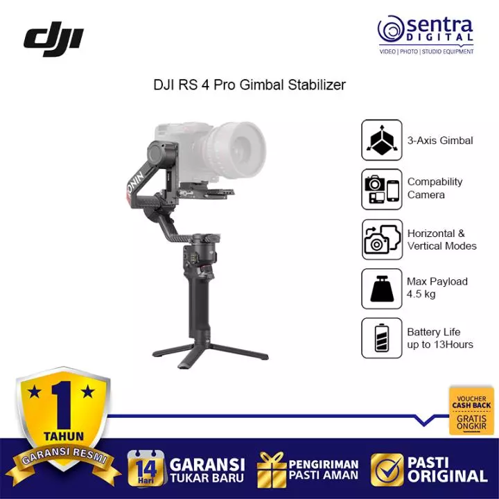 DJI RS 4 Pro Gimbal Stabilizer
