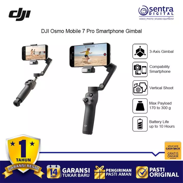 DJI Osmo Mobile 7 Pro Smartphone Gimbal