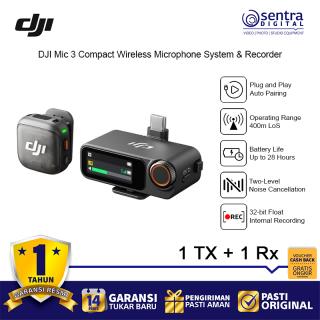 DJI Mic 3 2-Person Compact Wireless Microphone System/Recorder for Camera & Smartphone ( 1Rx - 1Tx )