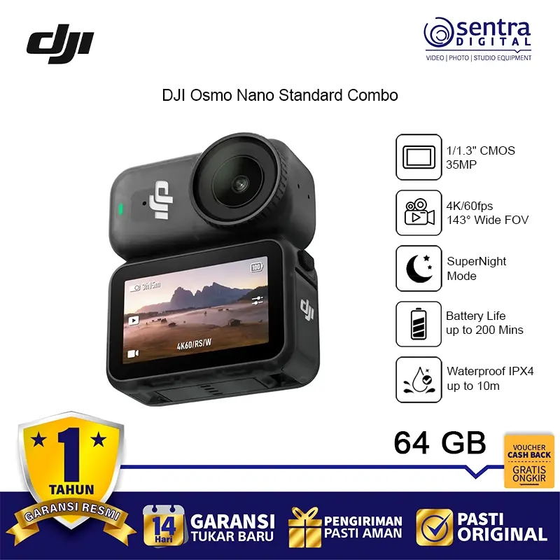 DJI Osmo Nano Standard Combo - 64GB