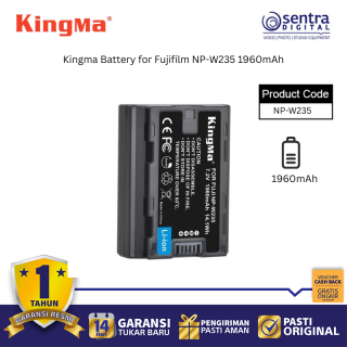 Kingma Battery for Fujifilm NP-W235 1960mAh