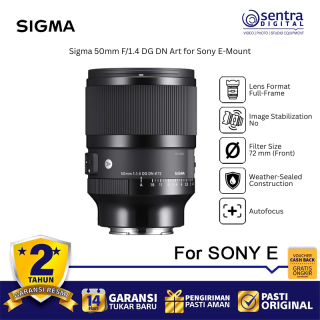 Sigma 50mm f/1.4 DG DN Art Full-Frame Lens F S/E