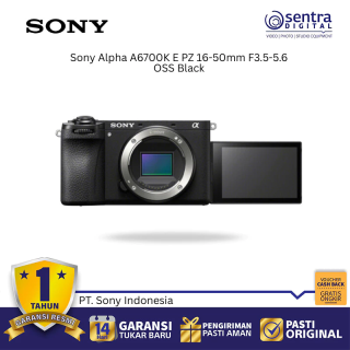 Sony Alpha A6700K Kit 16-50mm – Kamera Ringkas, Powerful untuk Foto & Video Travel