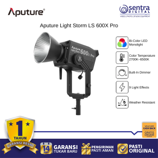 Aputure LS 600x Pro Professional Studio Light V-Mount / AC Bright Bowens Mount High CRI Weather Resistant