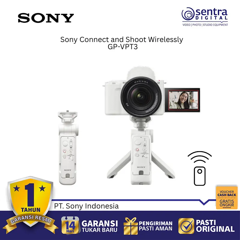 Sony GP-VPT3 Connect and Shoot Wirelessly White