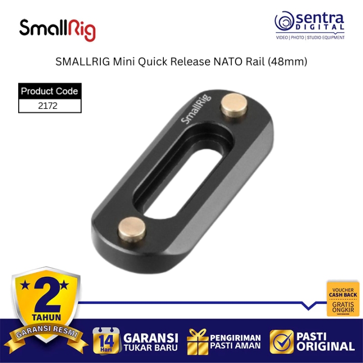 SMALLRIG 2172 Universal Mini NATO Rail 48mm Quick Release Mount for Camera Rig Accessories
