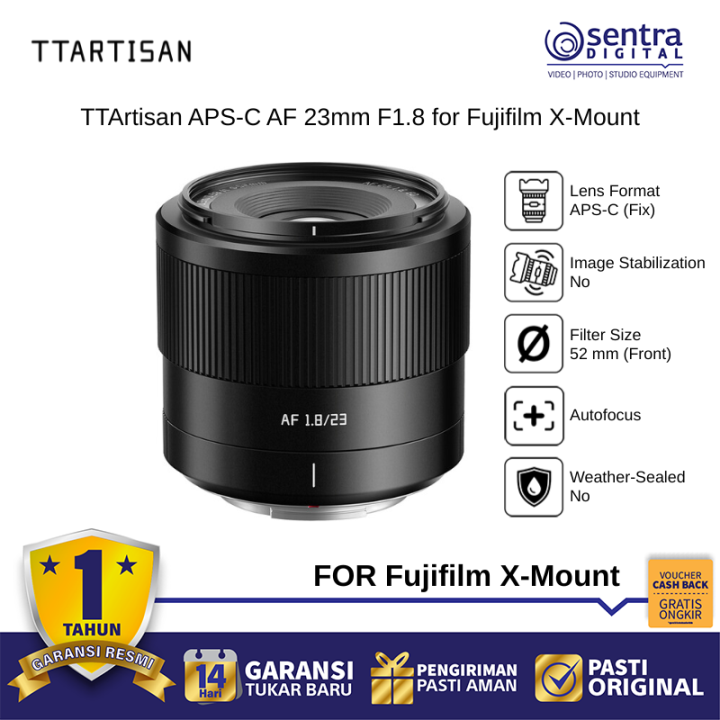 TTArtisan APS-C AF 23mm F1.8 for Fujifilm X-Mount