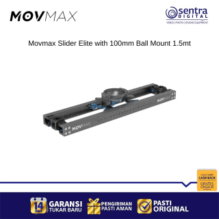 Movmax Slider Elite 1.5 Meter 100mm Bowl Mount Camera Track Slider Professional Video Filmmaking