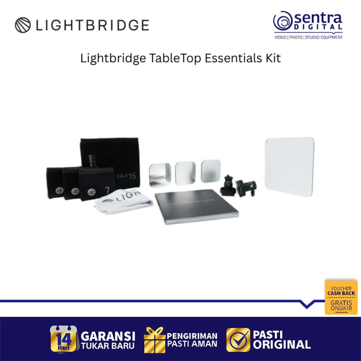 LightBridge TableTop Kit Portable Mini Studio Light Reflector Diffuser Professional Bi-Color for Video Conference