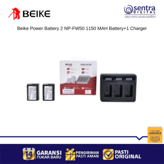 Beike Power Dual Battery NP-FW50 1150 M?H - Charger For Sony A6000 A6400