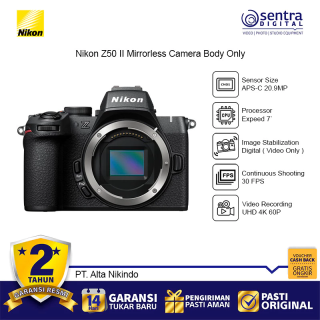 Nikon Z50 II Mirrorless Camera Body Only