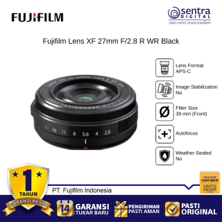 Fujifilm XF 27mm f/2.8 R WR Compact Weather Resistant Lens