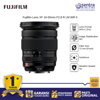 Fujifilm XF 16-55mm F2.8 R LM WR II Lensa | Lensa Kamera Tajam Cepat Senyap