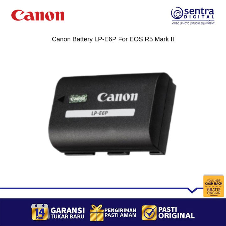 Canon Battery LP-E6P For EOS R5 Mark II Mirrorless Camera