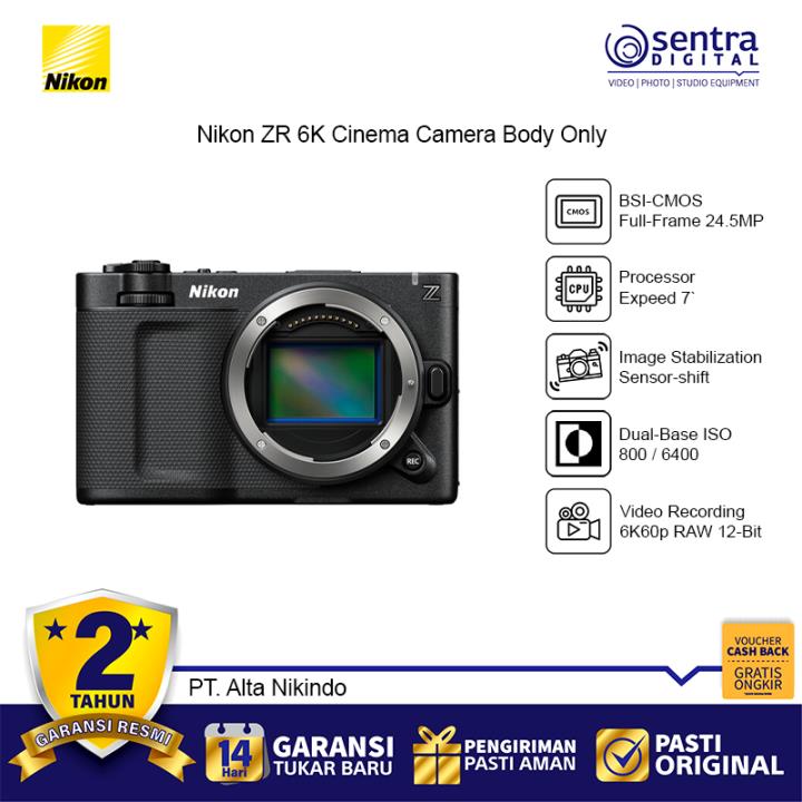 Nikon ZR Body Only Dual Base ISO 6K Cinema Camera