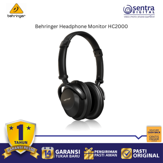 Behringer HC2000 Versatile Monitor Headset for DJ Music Production Vocals Podcast Quality