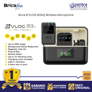 BRICA B-Vlog M3SQ Professional Vlogging Camera 4K Rotatable Screen External Mic Lightweight