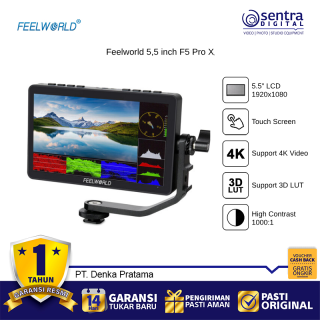 Feelworld F5 PRO X 5.5'' Full HD HDMI 4K Touchscreen Camera Monitor External for Videography Vlogging
