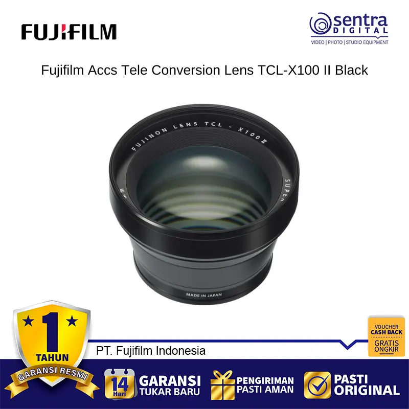 FUJIFILM Lensa Tele Conversion Black TCL-X100 II
