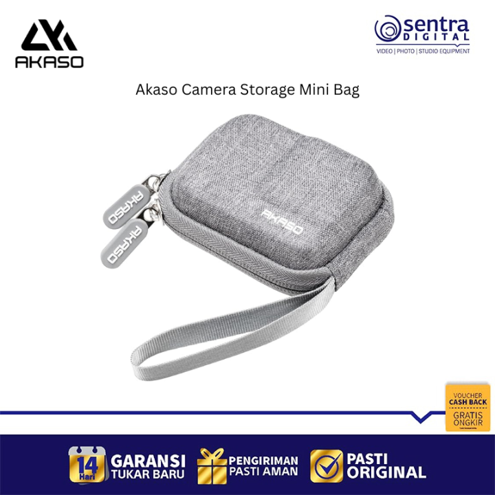 Akaso Mini Bag Tas Penyimpanan Action Camera Anti Air GoPro DJI Insta360