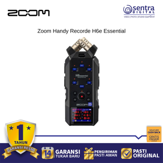 ZOOM H6e Essential Handy Recorde 32-bit Color LCD Screen