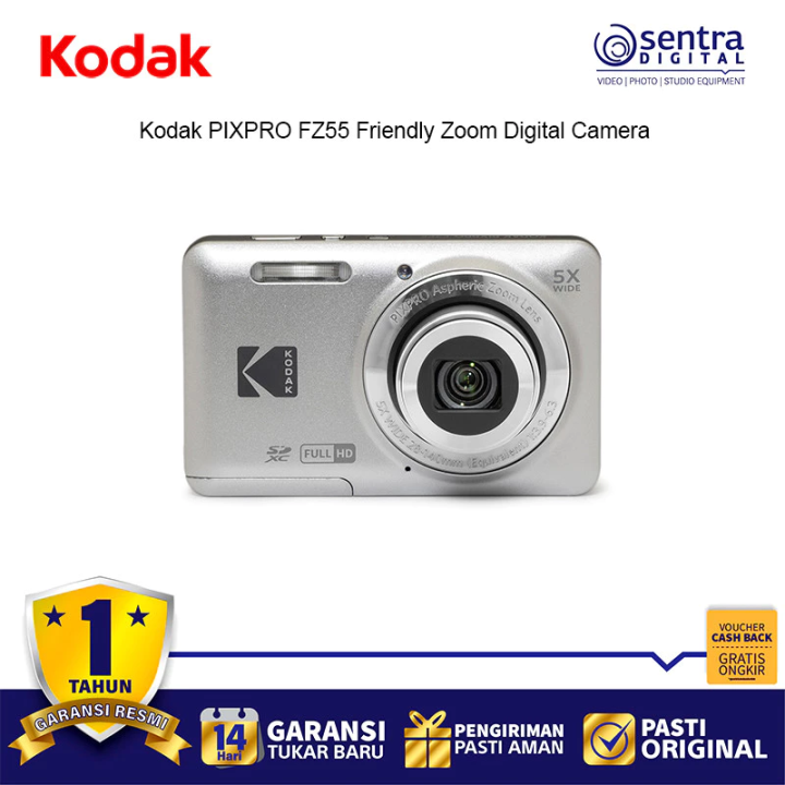 Kodak Digital Pocket Camera PIXPRO FZ55 kamera Saku Silver