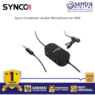 Synco Condenser Lavalier Microphone Lav-S6M