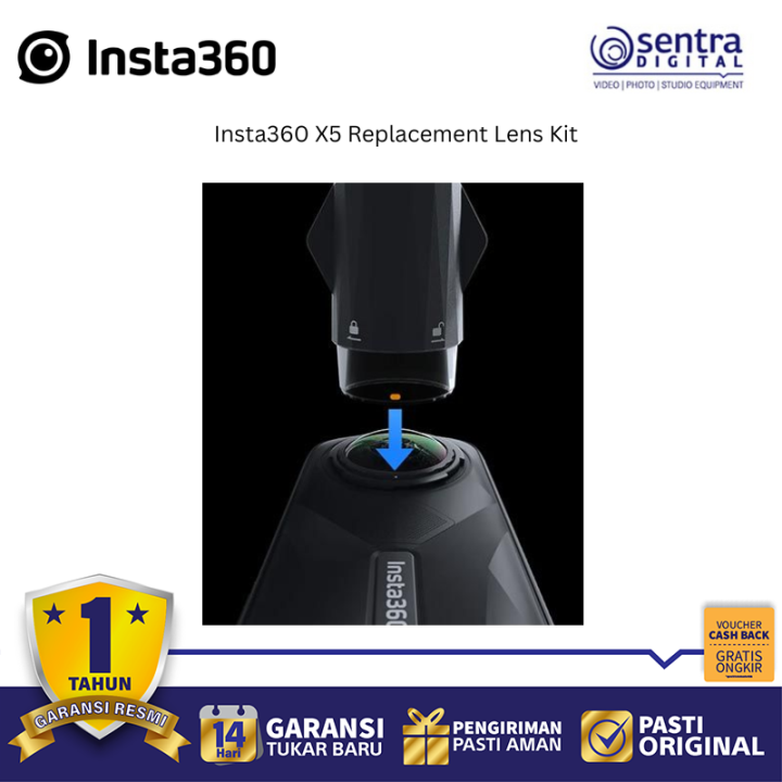 Insta360 X5 Replacement Lens Kit