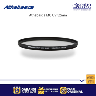 Athabasca MC UV 52mm Slim Optical Glass Lens Filter Multi-Coated Camera Protection Water-Resistant