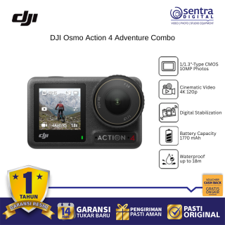 DJI Osmo Action 4 Adventure Combo 3.0 Image Stabilization