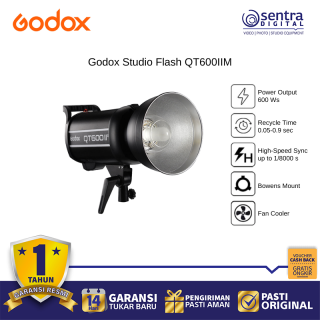 Godox QT600IIM HSS TTL Studio Flash 600Ws Bowens Mount Wireless X System Monolight
