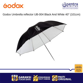 Godox UB-004 Black White Reflector Umbrella 40 Inch Light Modifier for Studio Flash & Speedlite