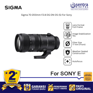 Sigma 70-200mm F2.8 DG DN OS (S) For Sony | Sports Lens | Zoom and Focus
