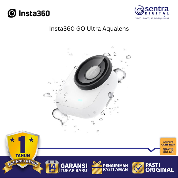 Insta360 GO Ultra Aqualens GO 2 GO 3 Camera Underwater Lens Scratch-Resistant Wide Angle