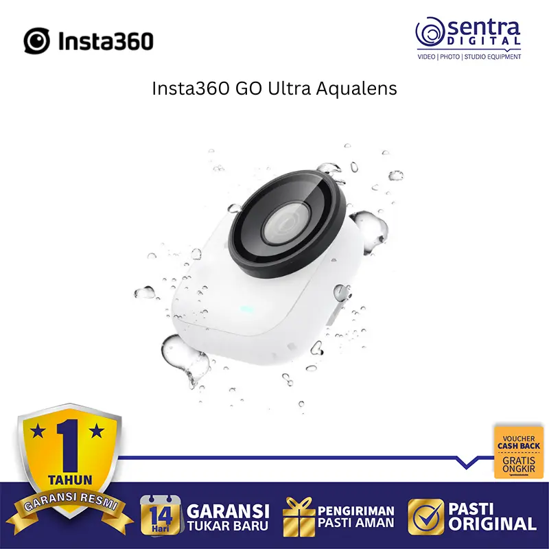 Insta360 GO Ultra Aqualens GO 2 GO 3 Camera Underwater Lens Scratch-Resistant Wide Angle