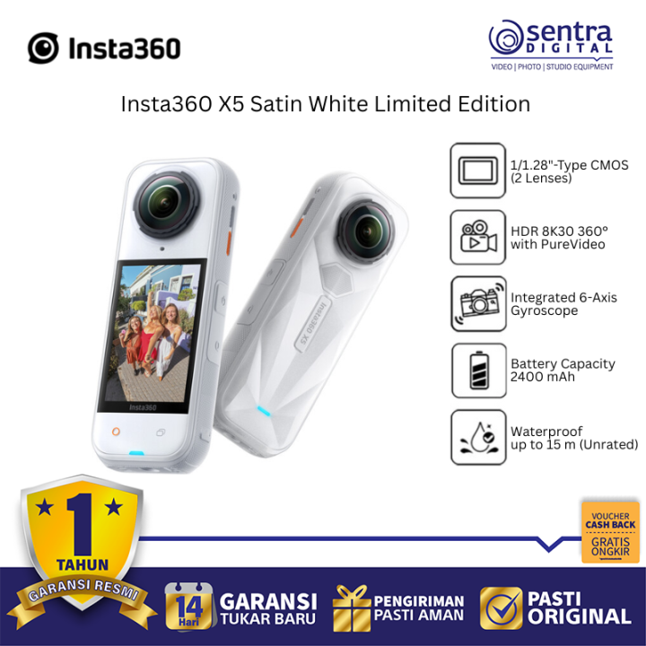 Insta360 X5 Limited Edition 360 Action Camera 5.7K Video FlowState Shake-Free Stabilization Waterproof