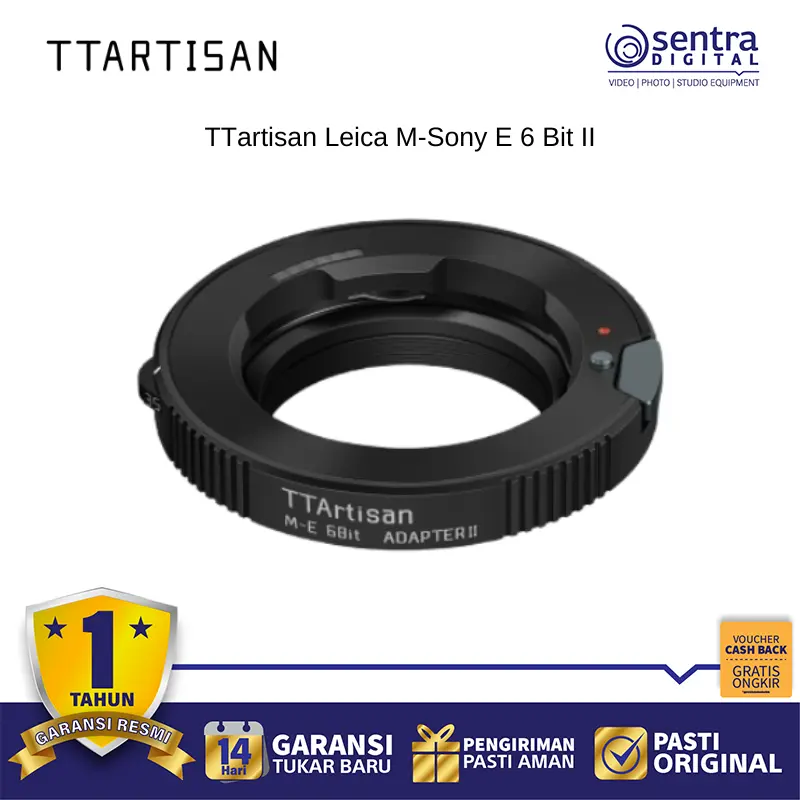 TTartisan Lens Adapter Leica M-Sony E 6 Bit II