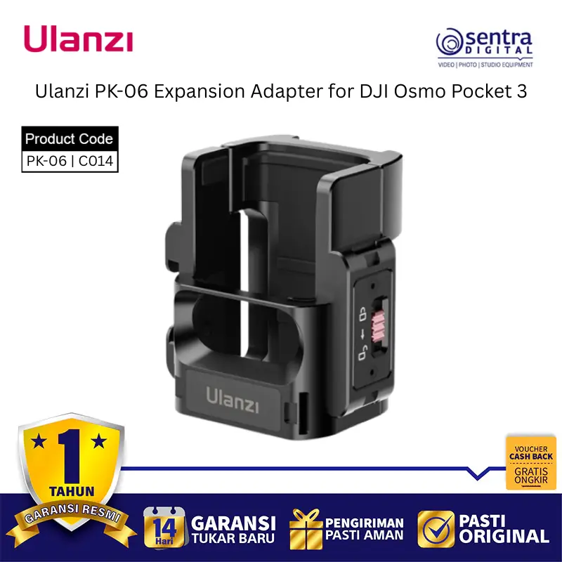 Ulanzi PK-06 Expansion Adapter for DJI Osmo Pocket 3 - C014