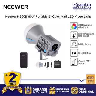 Neewer HS60B 60W Portable Bi-Color Mini LED Video Light