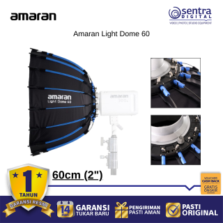 AMARAN Light Dome 60 Mini Circular Softbox Aputure Bowens Mount Honeycomb Grid Included Photography Studio