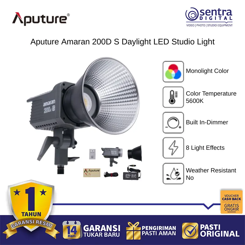 Aputure Amaran 200D S Daylight LED Studio Light
